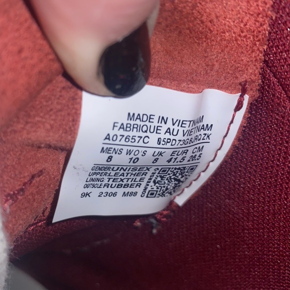 Converse Chuck 70 De Luxe Heel Cabernet Size 10 - Picture 8 of 11